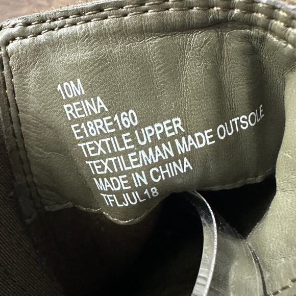 Esprit Brown Reina Pointed Toe Pull On Mid Calf Stacked Heel Boots Size 10 - Picture 9 of 11